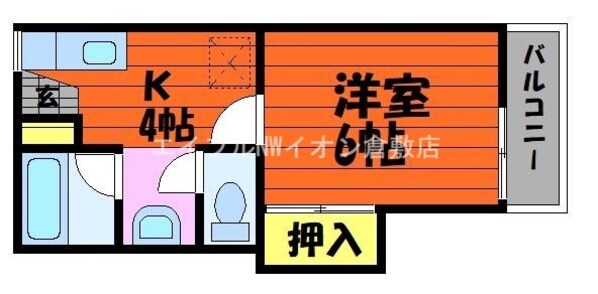 コーポセレッソⅡの物件間取画像